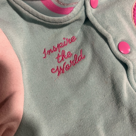 Barbie Mint and Pink Hoodie - Picture 2 of 6